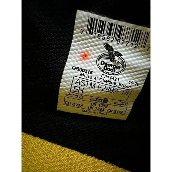 Georgia Boot Eagle One Waterproof Chelsea Work Boot - Picture 13 of 13